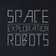 Image with Space Explorations texts written on Dark Gray Background