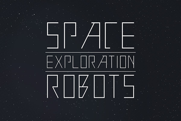 Image with Space Explorations texts written on Dark Gray Background